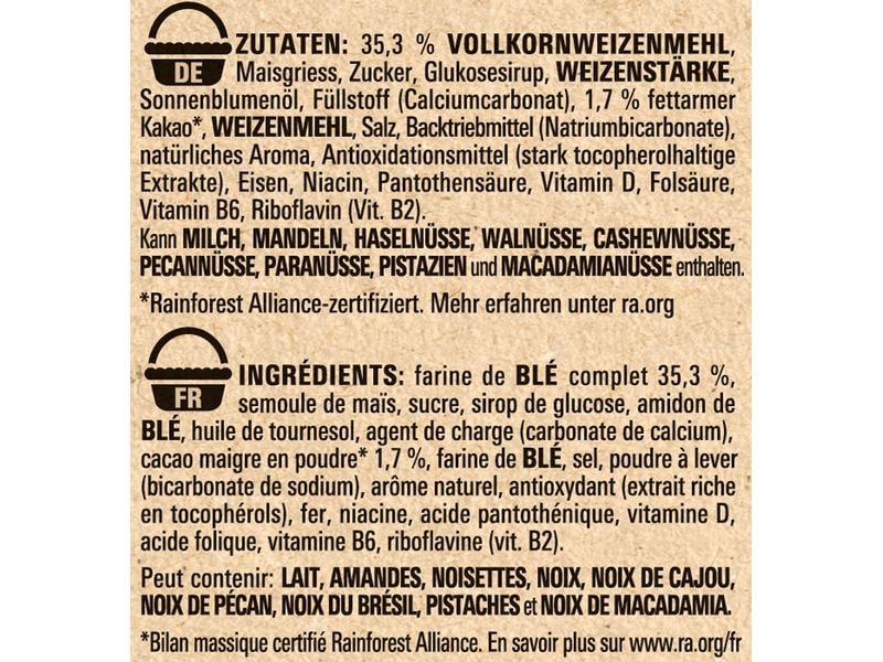 Nestlé Cerealien Cerealien Cookie Crisp 375 g Frühstückscerealien mit Cookie-Geschmack