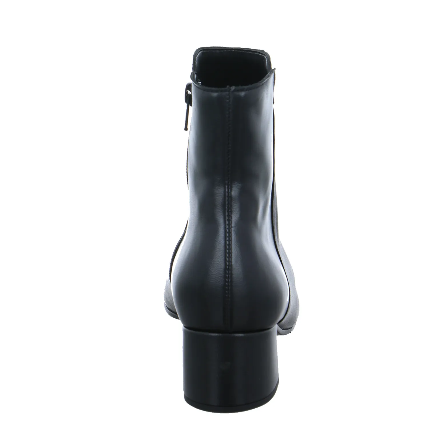 GABOR Stiefelette Schwarz Leder  mit Wechselfussbett