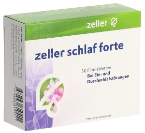 ZELLER Schlaf forte Filmtabletten, 30 Stück