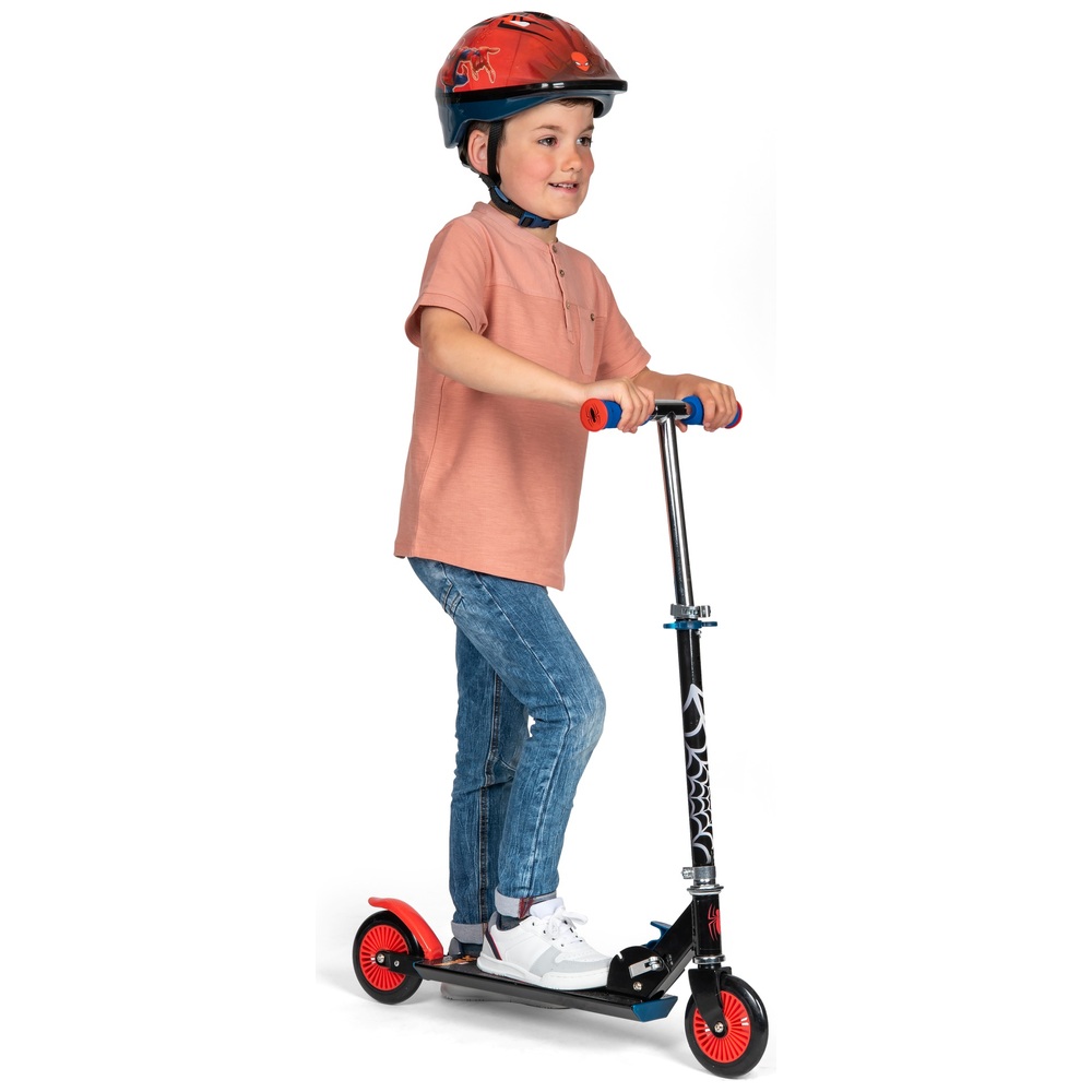 Spider-Man Falt-Inline-Scooter Schwarz