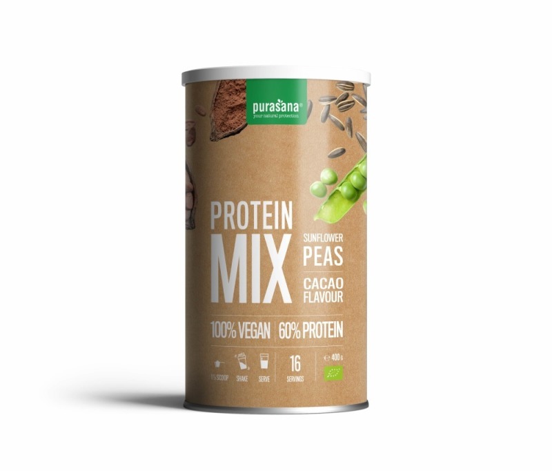 Purasana Proteïn Mix 100% Vegan Cacao 400g