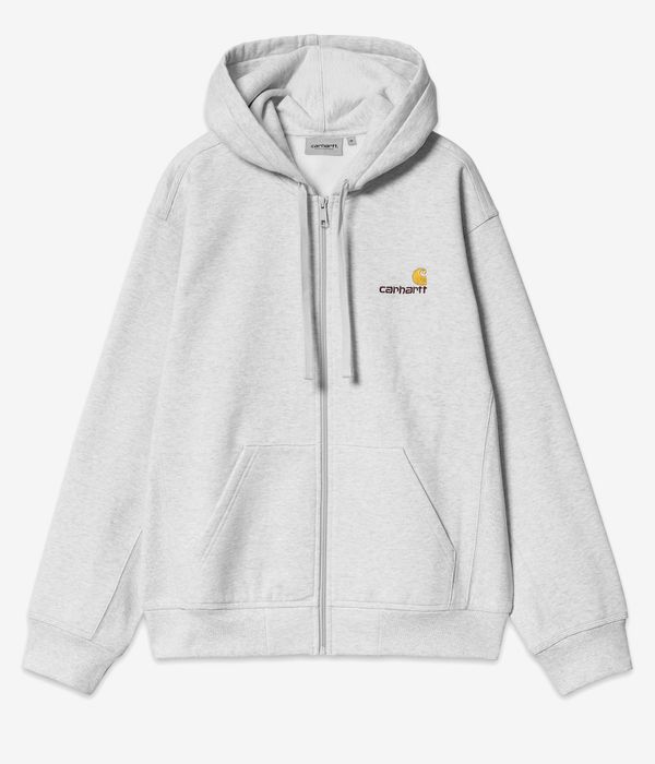 Carhartt WIP American Script Zip-Hoodie (ash heather)