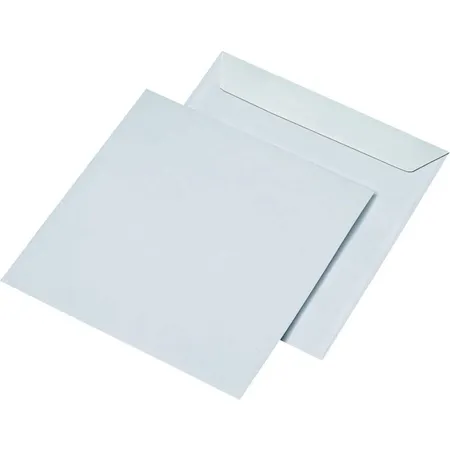 MAILmedia 25 Briefumschläge quadratisch weiß 100g/m² haftklebend 220 x 220