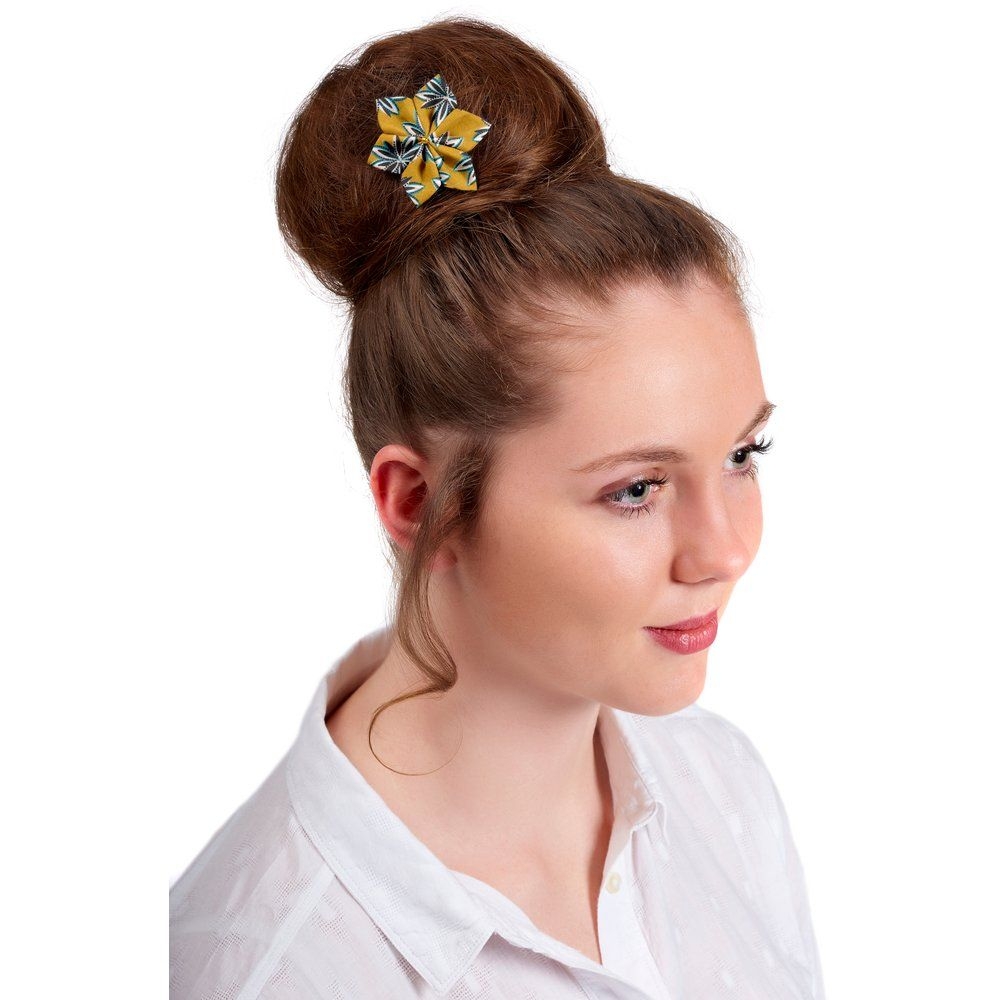 Barrette Fleur Étoile 4 Etoile Anisée
