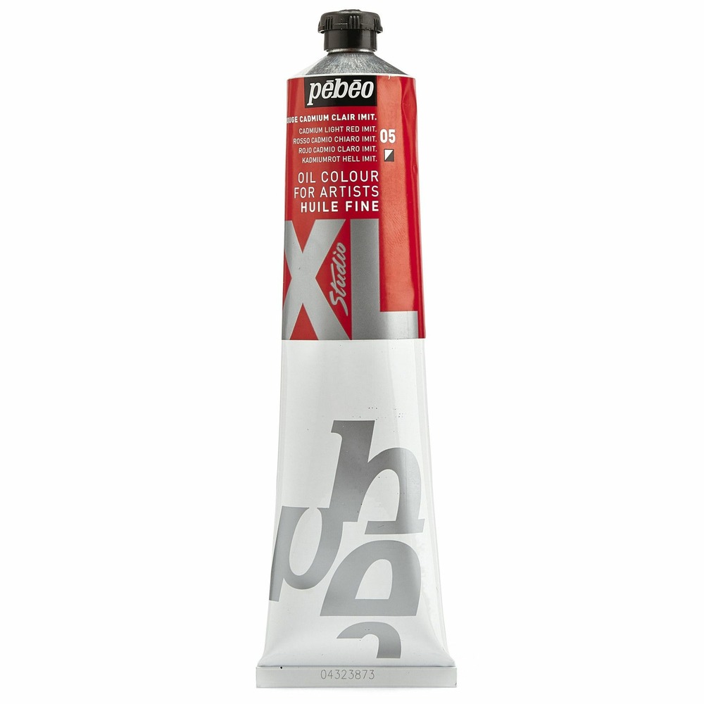 Peinture à l'huile fine xl studio - rouge de cadmium clair - 200 ml