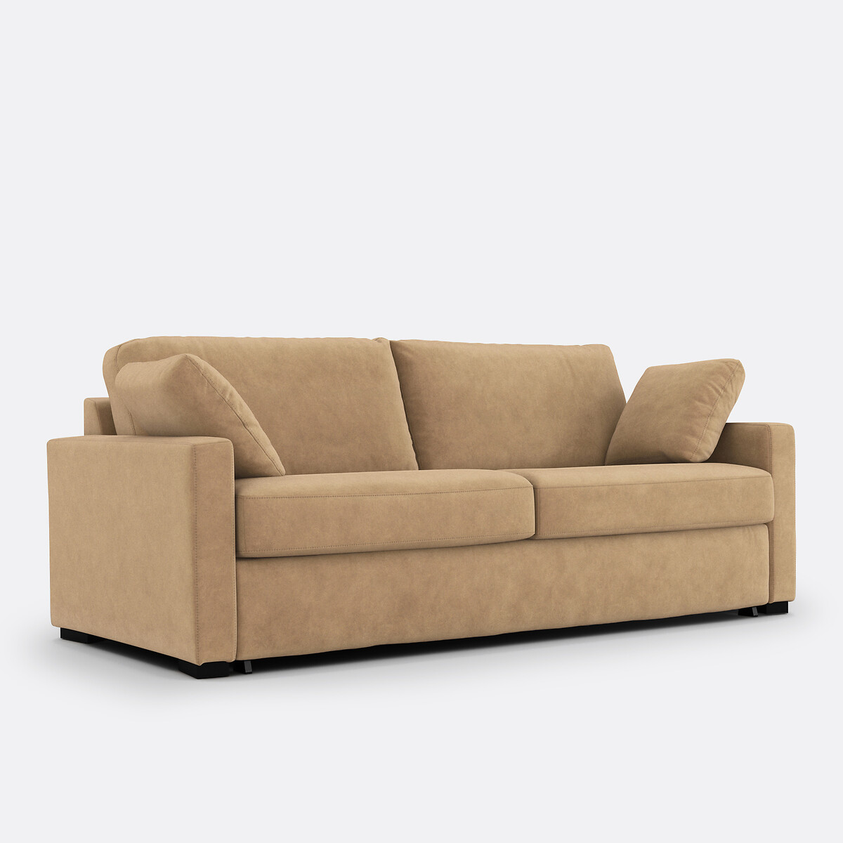 LA REDOUTE INTERIEURS<br>Sofá-cama em veludo, espuma HR premium, Timor