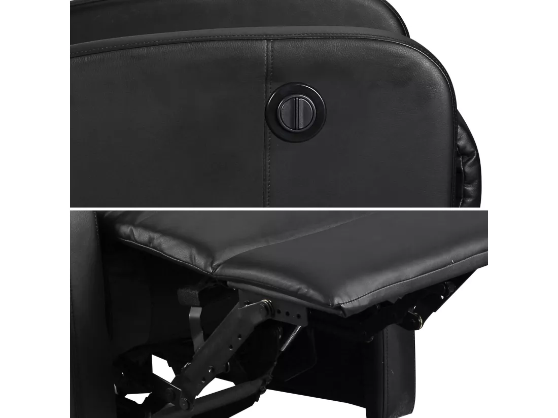 Fauteuil électrique inclinable RELAX noir - HAPPY GARDEN