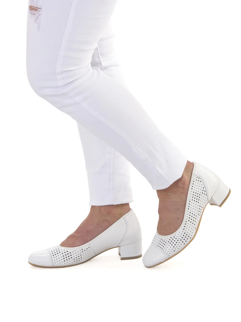 Pumps Nizza weiß