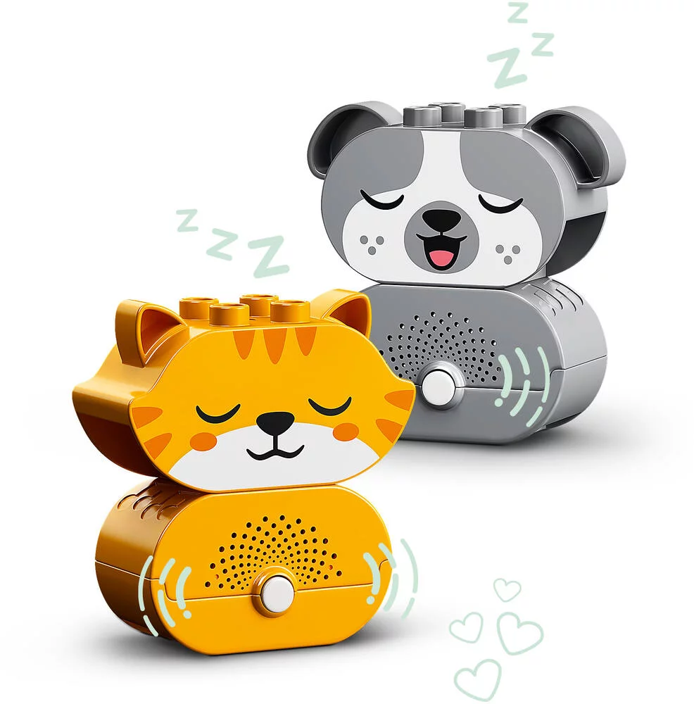 LEGO®DUPLO 10977 - MES PREMIERS CHIOT ET CHATON AVEC EFFETS SONORES