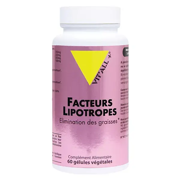 Vit'all+ FATORES LIPOTRÓPICOS 60 cápsulas vegetais