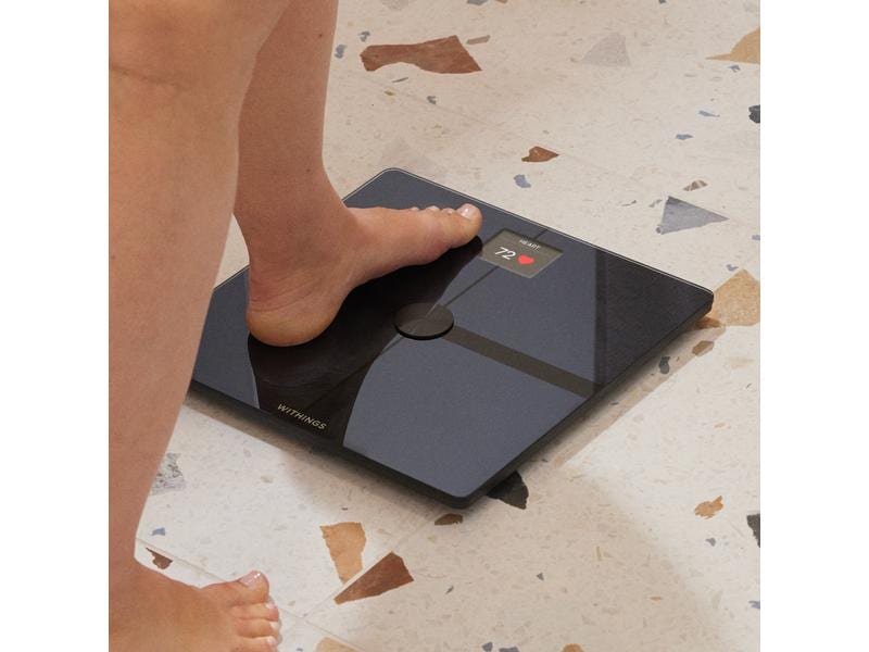 Withings Körperanalysewaage Body Smart Schwarz WLAN-Personenwaage