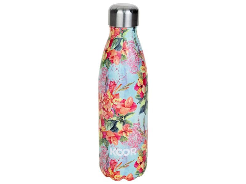 KOOR Trinkflasche Gladiolo 500 ml Thermosflasche aus Edelstahl