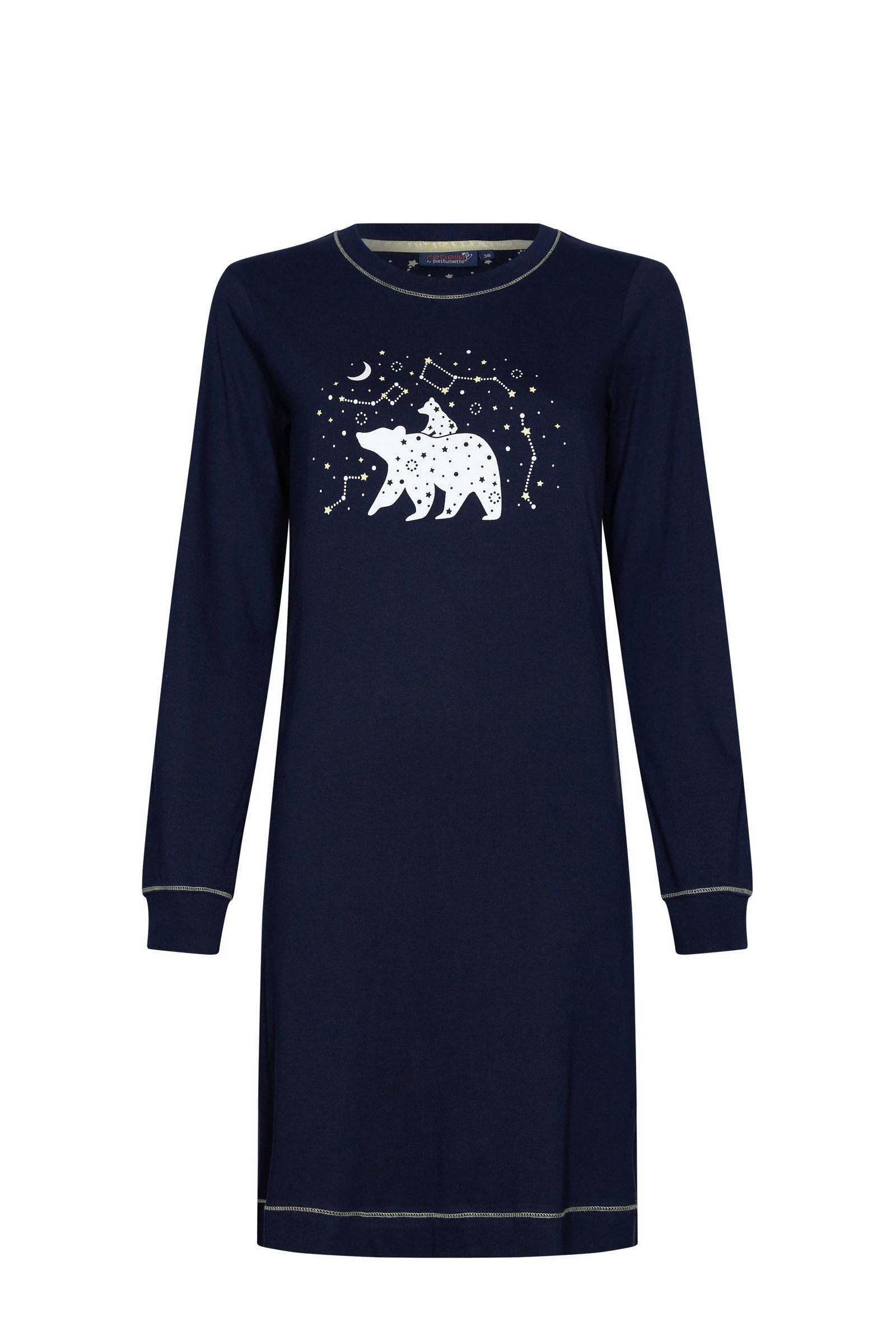 Rebelle nachthemd donkerblauw