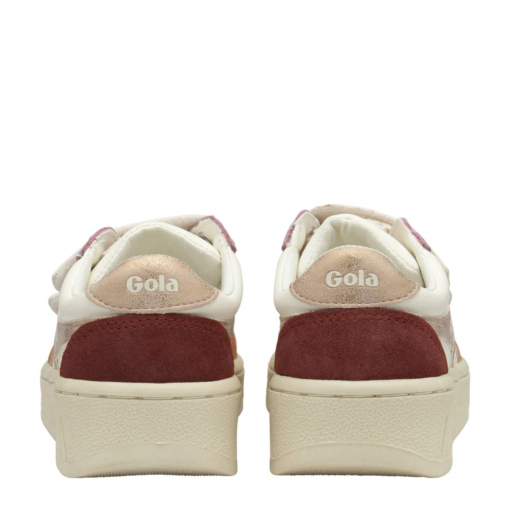 Gola Grandslam Quadrantleren sneakers wit/roze