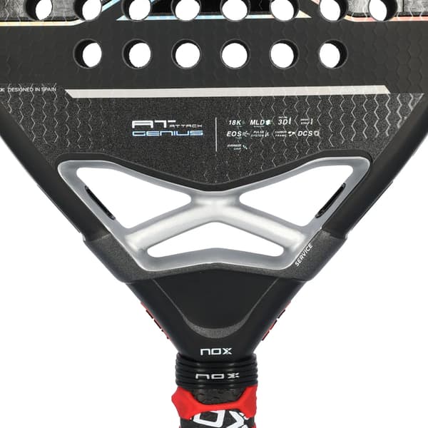 Nox Genius Attack 2024 Padelracket – 18K Aluminium Karbon, Power & Spinn