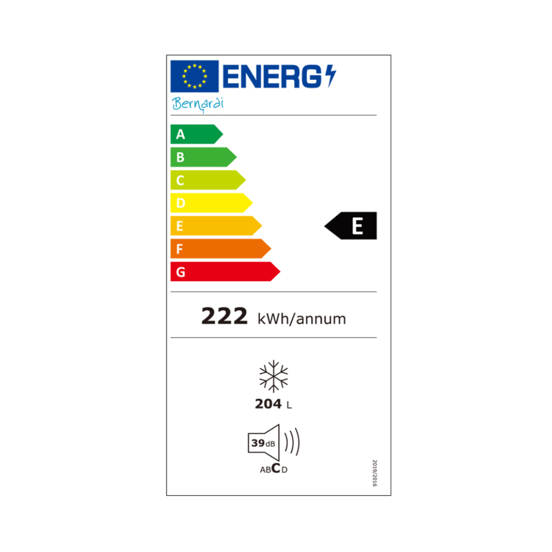 Kibernetik FSP Gefrierschrank 204 Liter No Frost