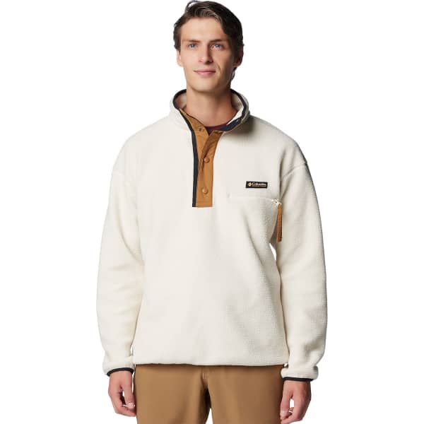 Sweat polaire COLUMBIA HELVETIA II HALF SNAP FLEECE CHALK