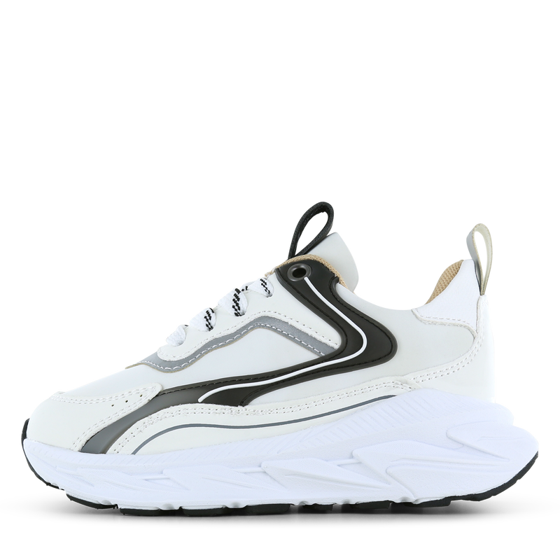 Shoesme chunky witte sneaker Microleer | Jongens schoenen