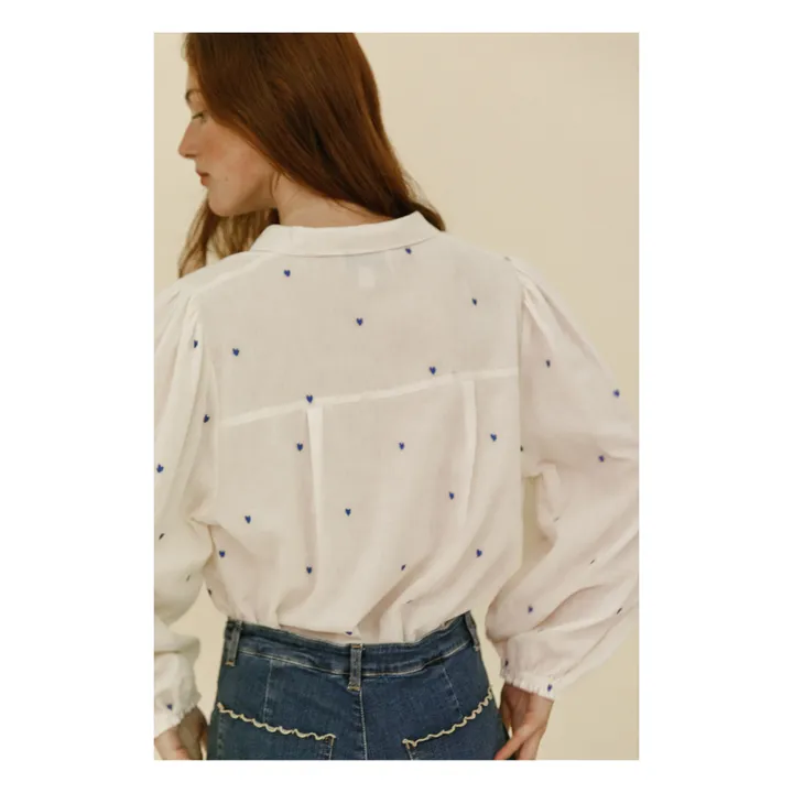 Emile et Ida Blouse Zobi Brodée - Collection Femme | Ecru