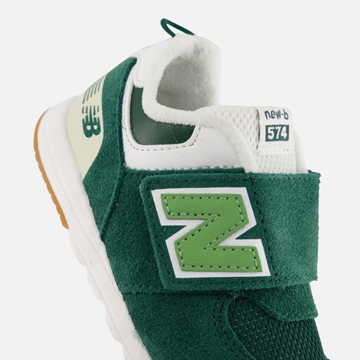 New Balance 574 Sneakers groen Suede