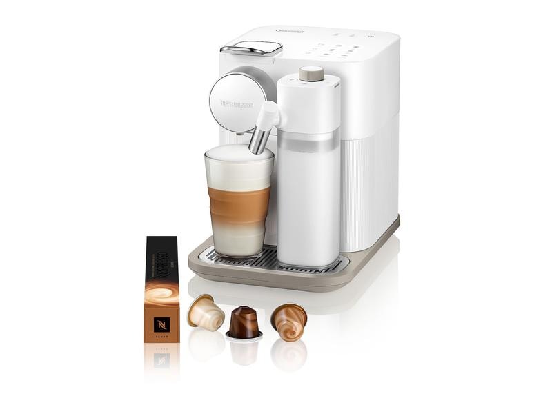 De'Longhi Kaffeemaschine Nespresso Gran Lattissima EN 640.W Kapselmaschine der Original Line mit Milchsystem und automatischer Spülfunktion