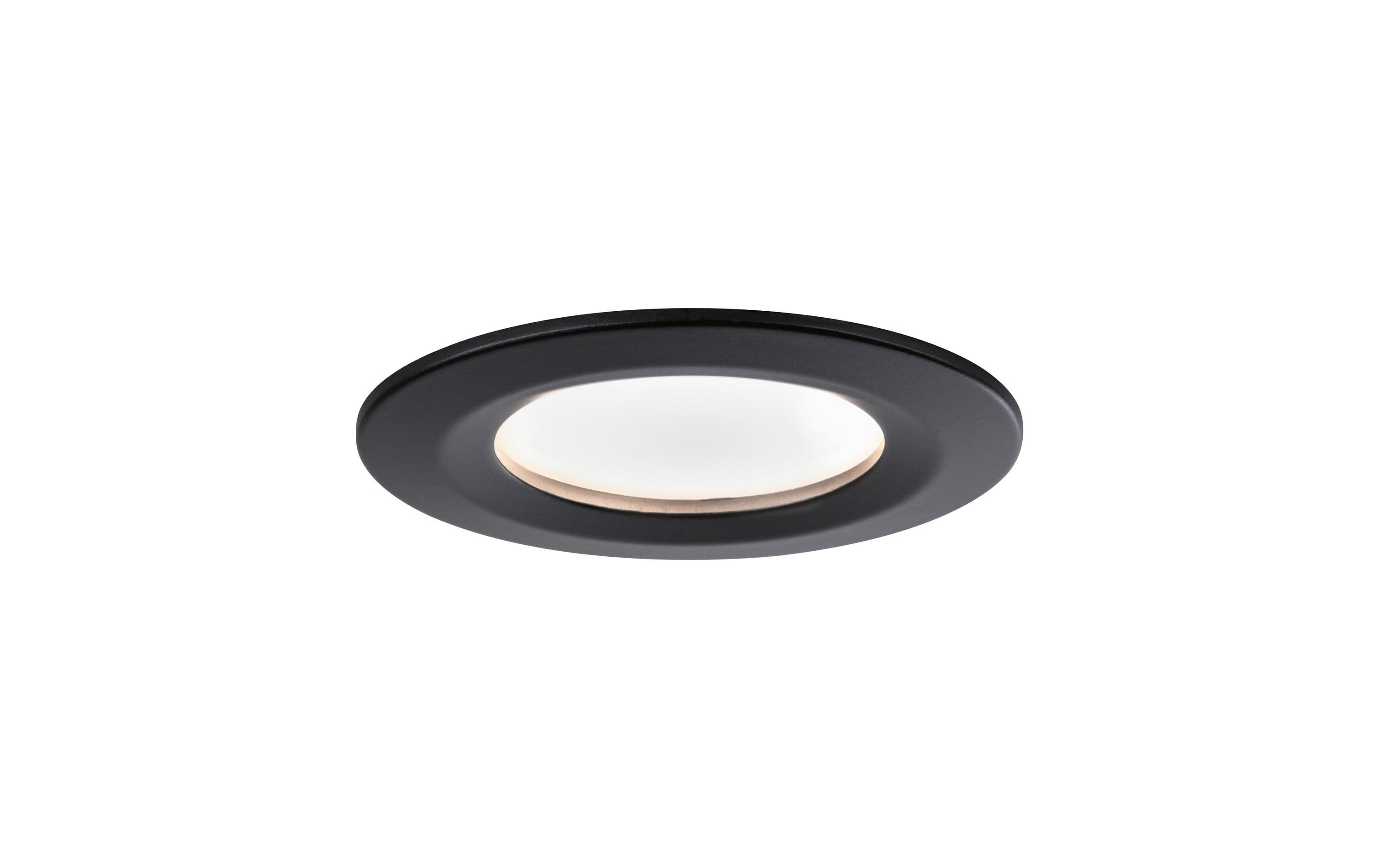 Einbauspot Nova Coin Starr Set, 3 x 6 W, 2700 K, SchwarzLED Einbauspots Basisset