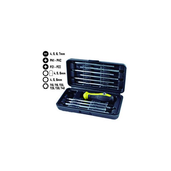 JBM Estojo de Destornilladores com Cabo Intercambi?vel 20 em - JBM53010