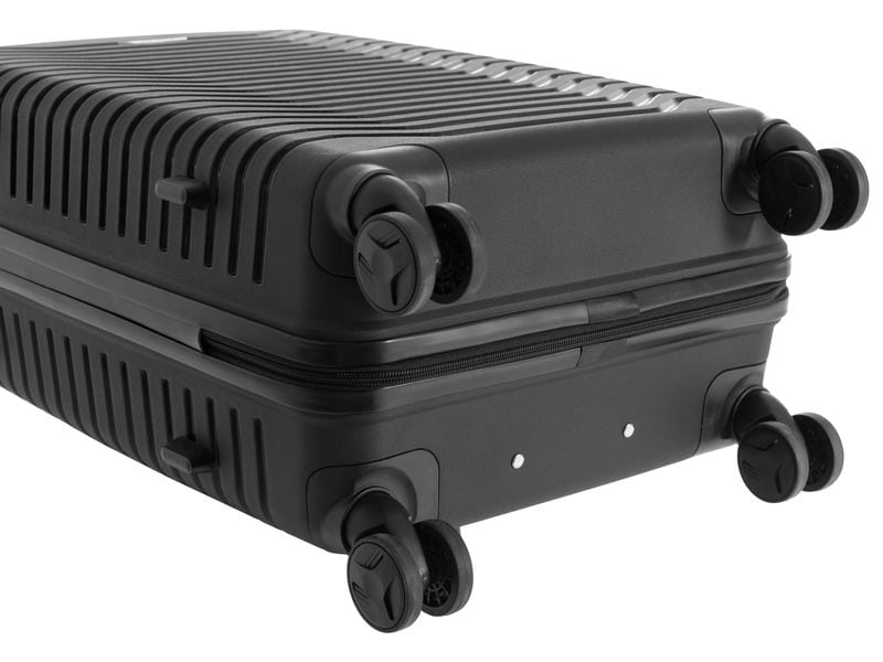 KOOR Reisekoffer Manila 40 L, Schwarz Trolley