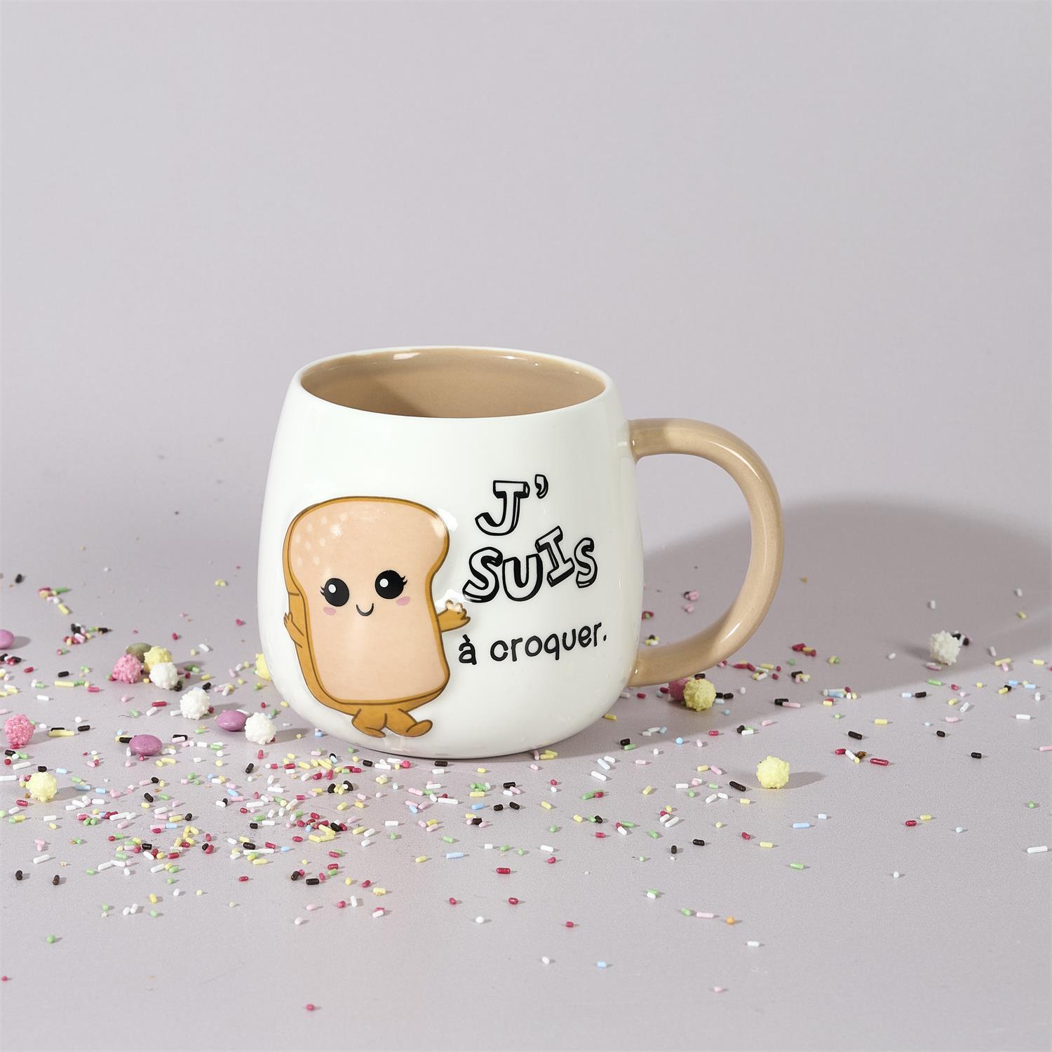 MUG RELIEF KAWAII 40CL