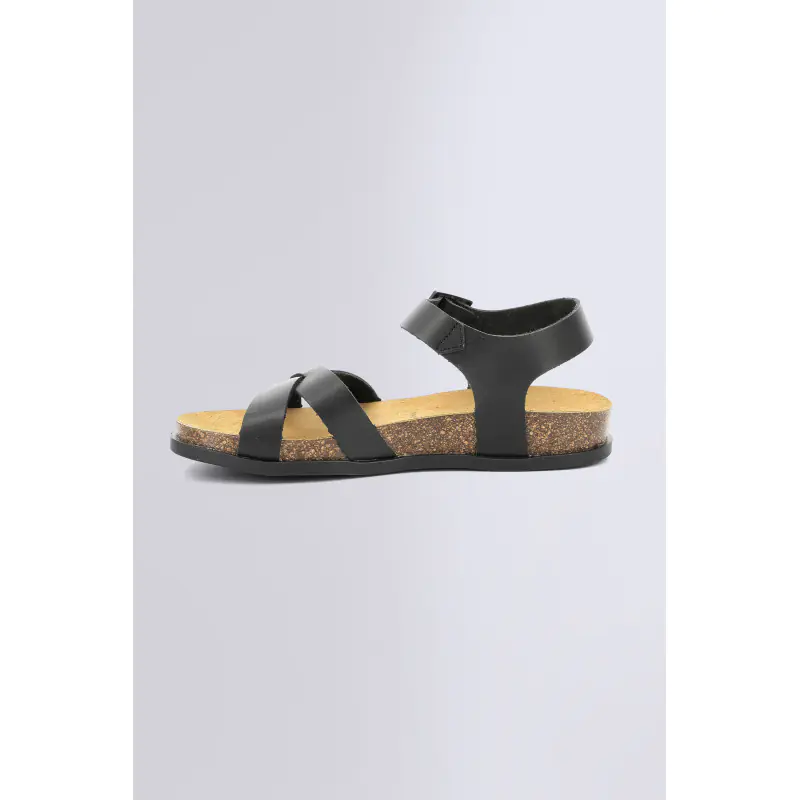Kick alberta Noir SANDALES Cuir Femme