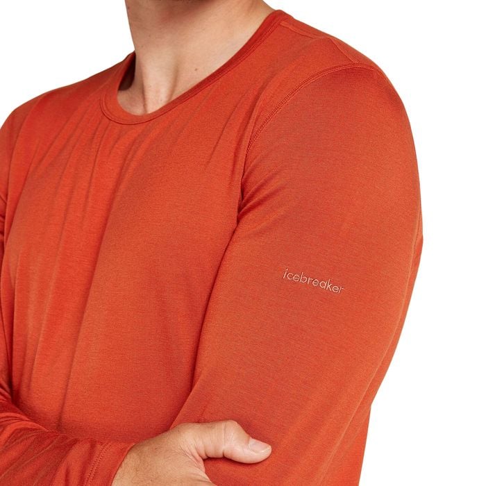 Icebreaker Core Heavyweight LS Crewe Thermoshirt Heren