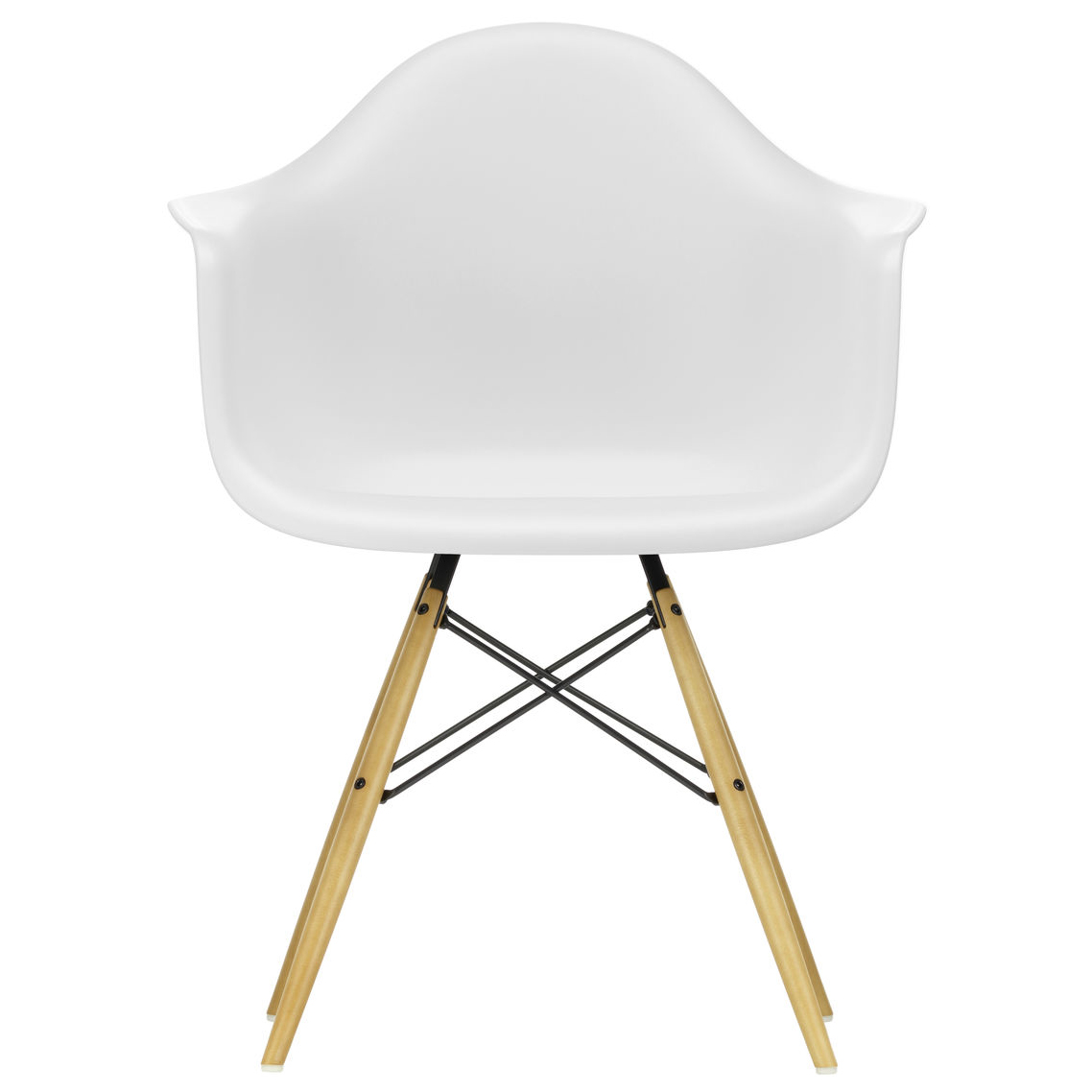 Eetkamerstoel DAW RE esdoorn goud Cotton White