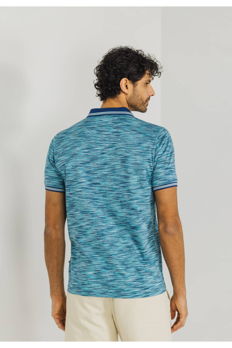 State of Art blauwe heren polo