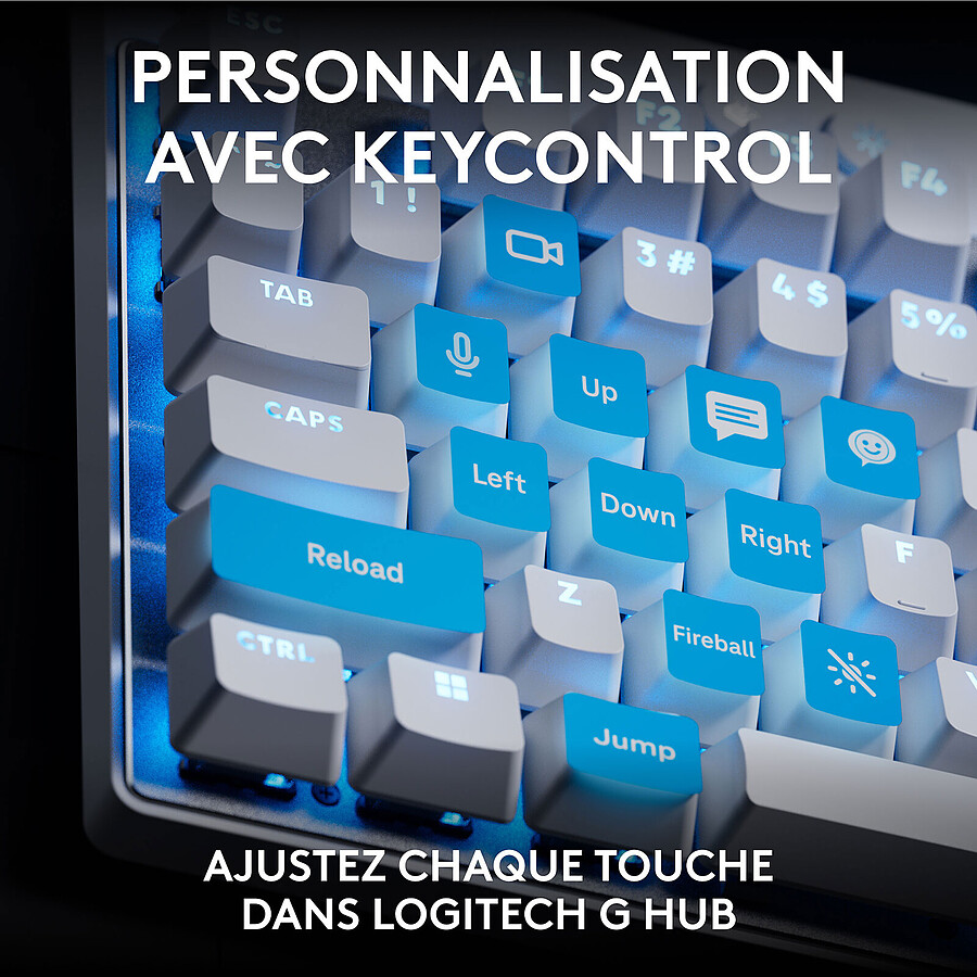 Logitech G Pro X TKL Rapid Linear - Blanc