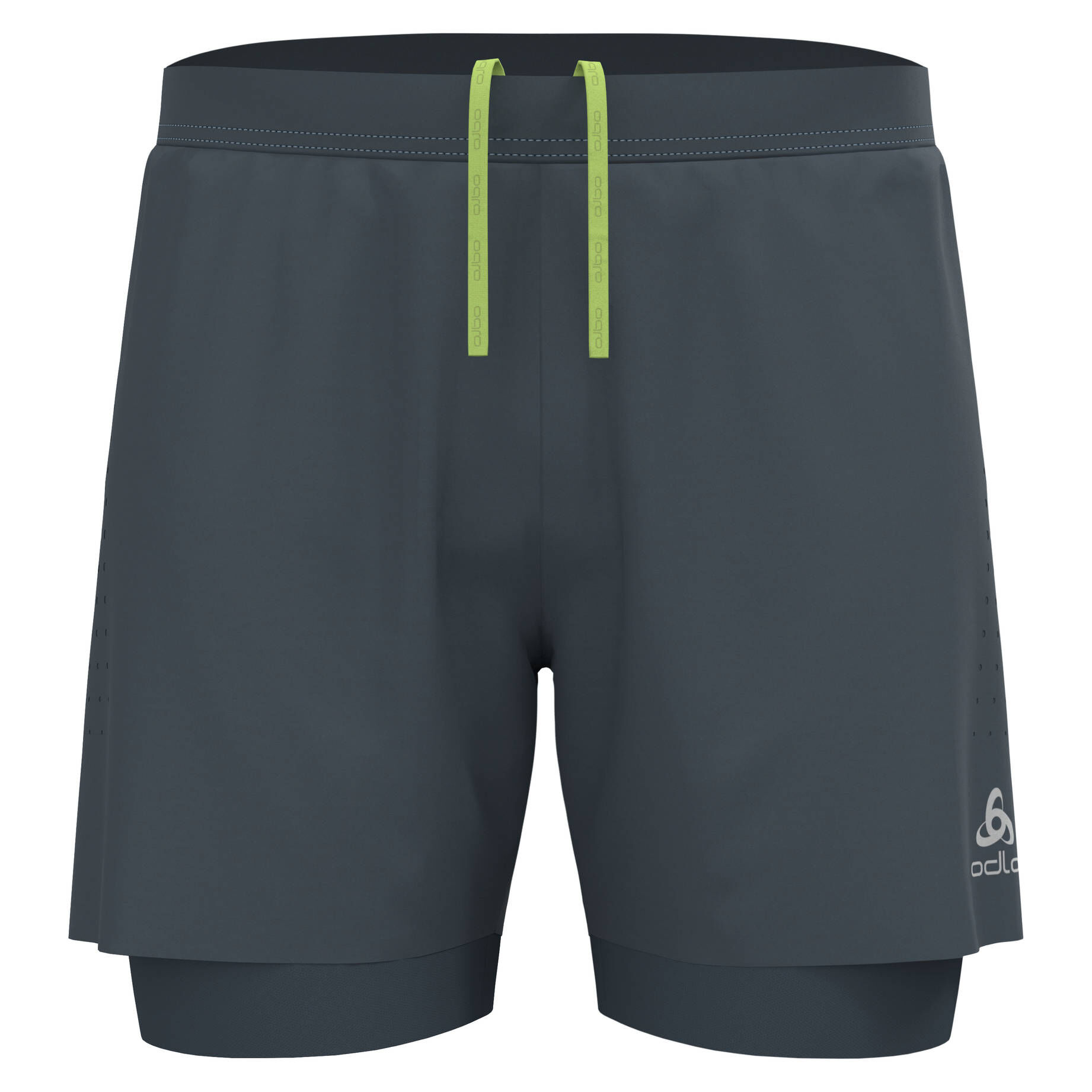 Odlo| Herren Laufshorts ZEROWEIGHT 5INCH 2IN1 SHORTS