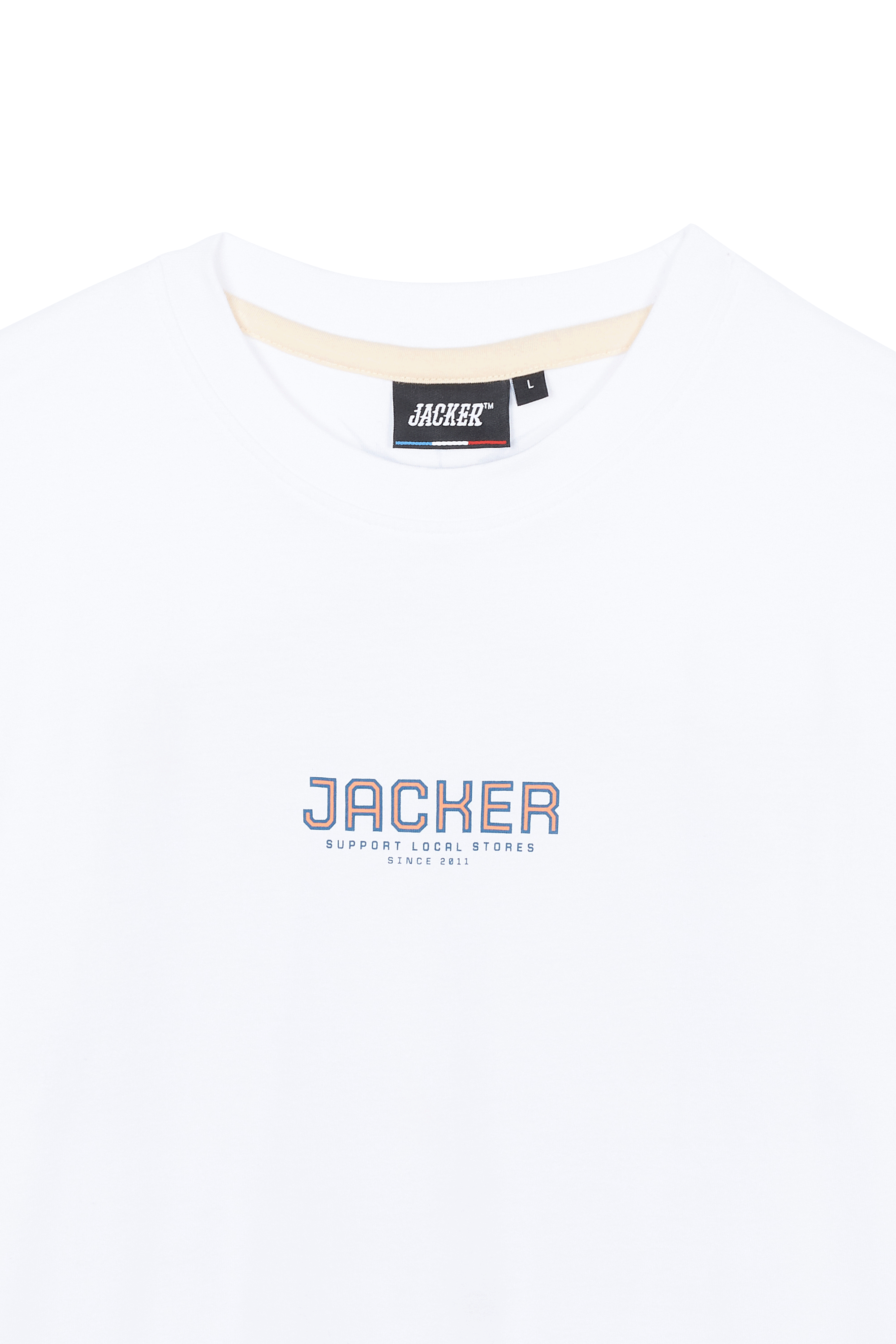 JACKER T-shirt Liquor Store Blanc