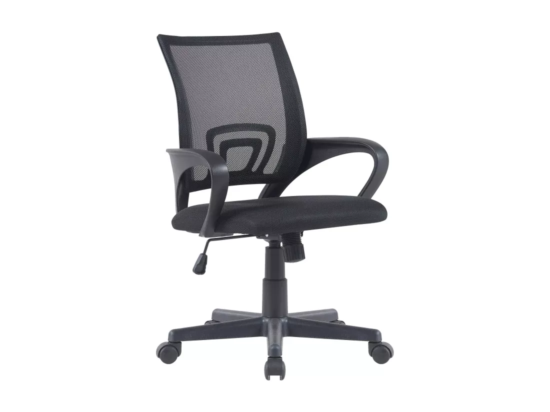 Chaise de bureau - Similicuir - Noir - Genius