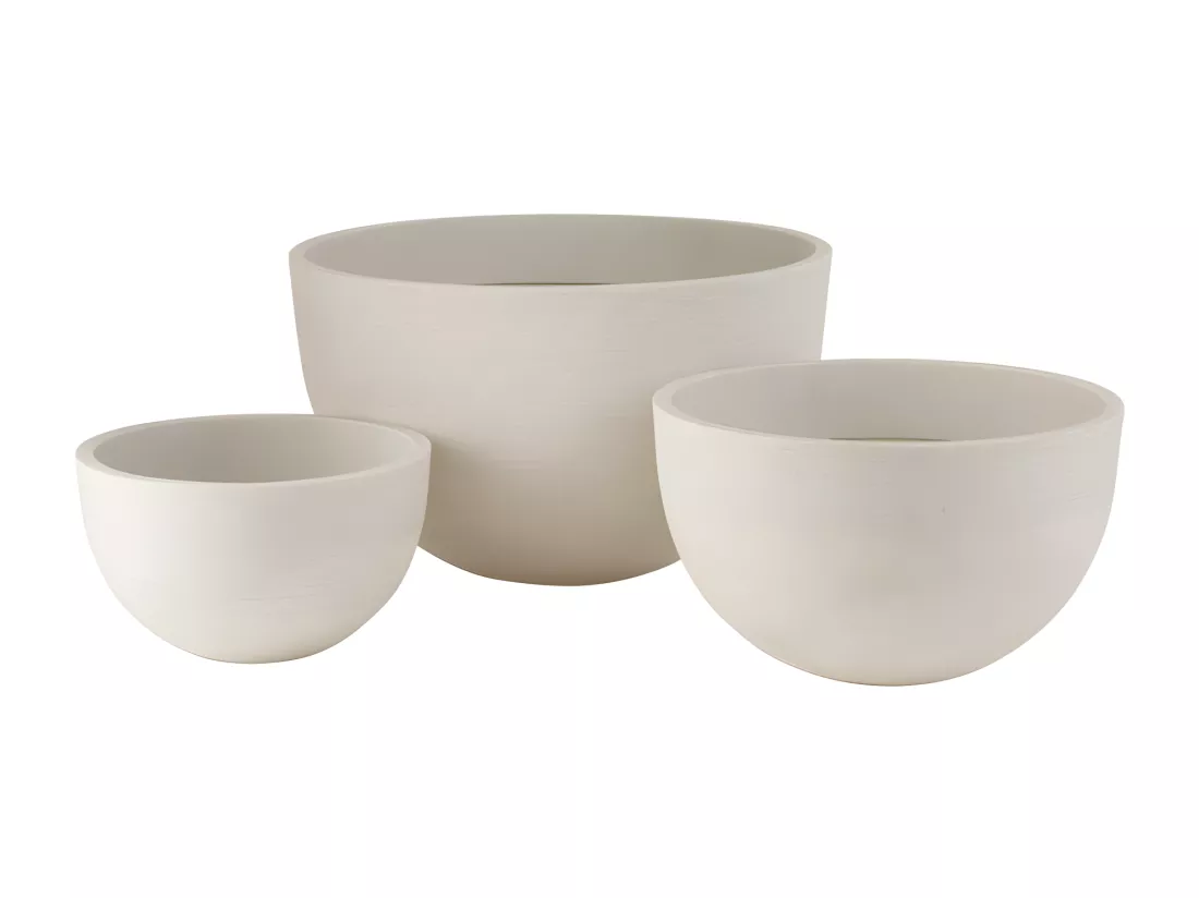 Lot de 3 Cache-Pots Céramique 