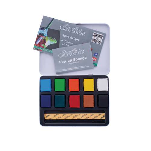 CRETACOLOR® Aqua Brique Aquarellfarben-Set