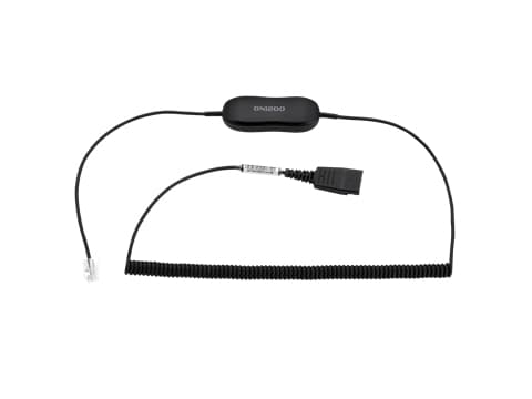Jabra GN1218 AC Attenuation - Hodetelefonkabel - Quick Disconnect plugg - 2 m - for Cisco IP Phone 78XX, 88XX; BIZ 1500, 2300, 2400