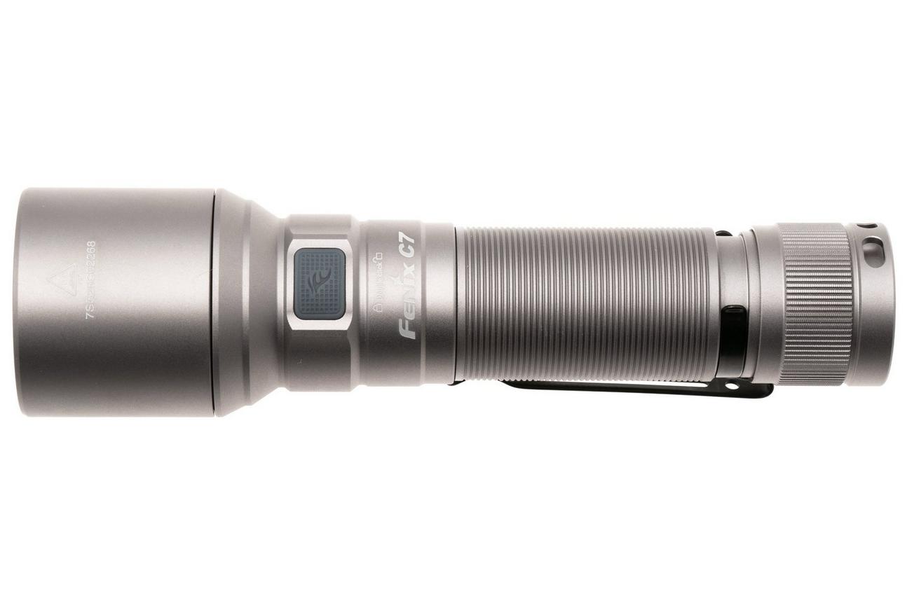 Fenix C7 oplaadbare zaklamp, 3000 lumen, grijs
