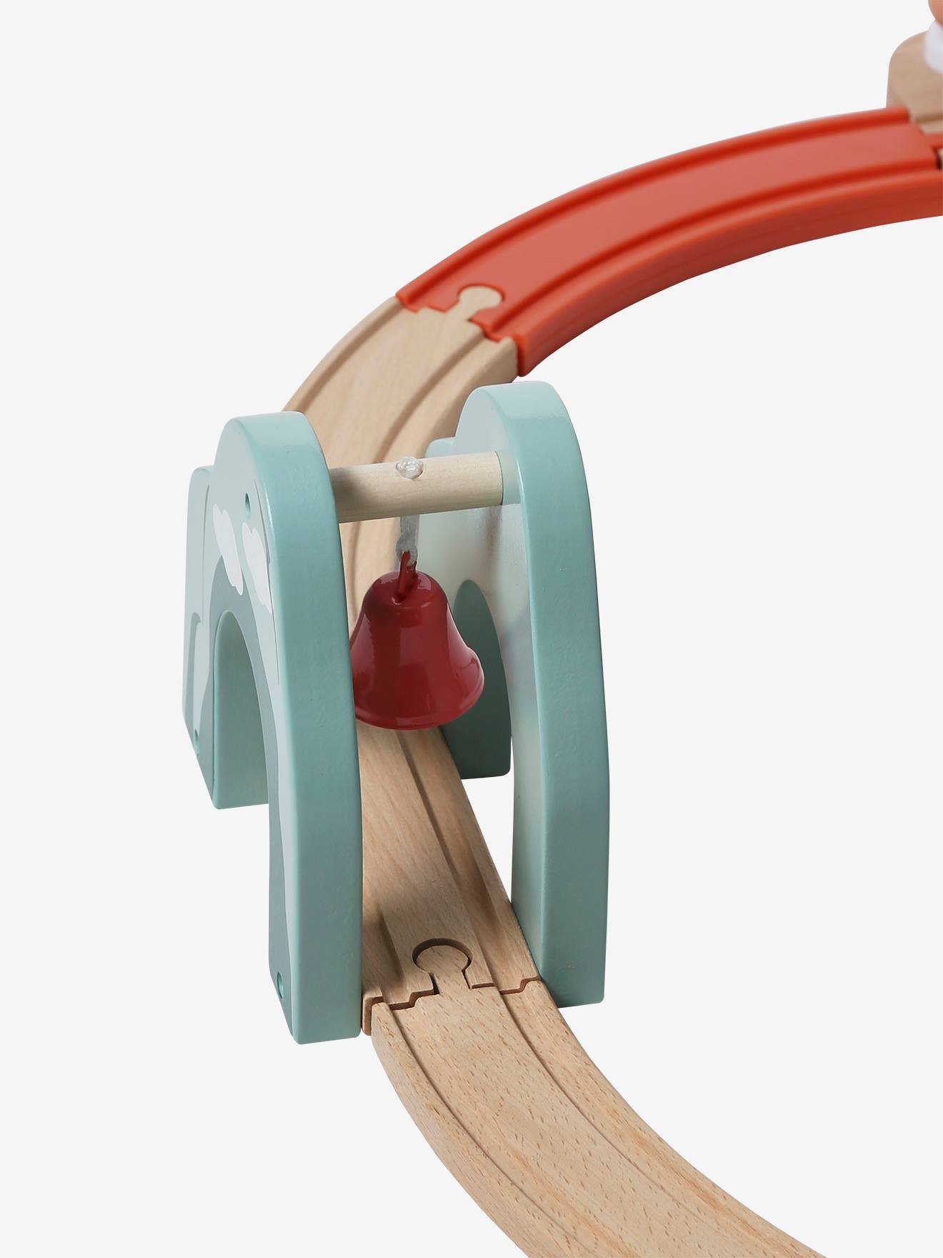 Meu primeiro conjunto de trem de madeira com certificação FSC® (12 peças)