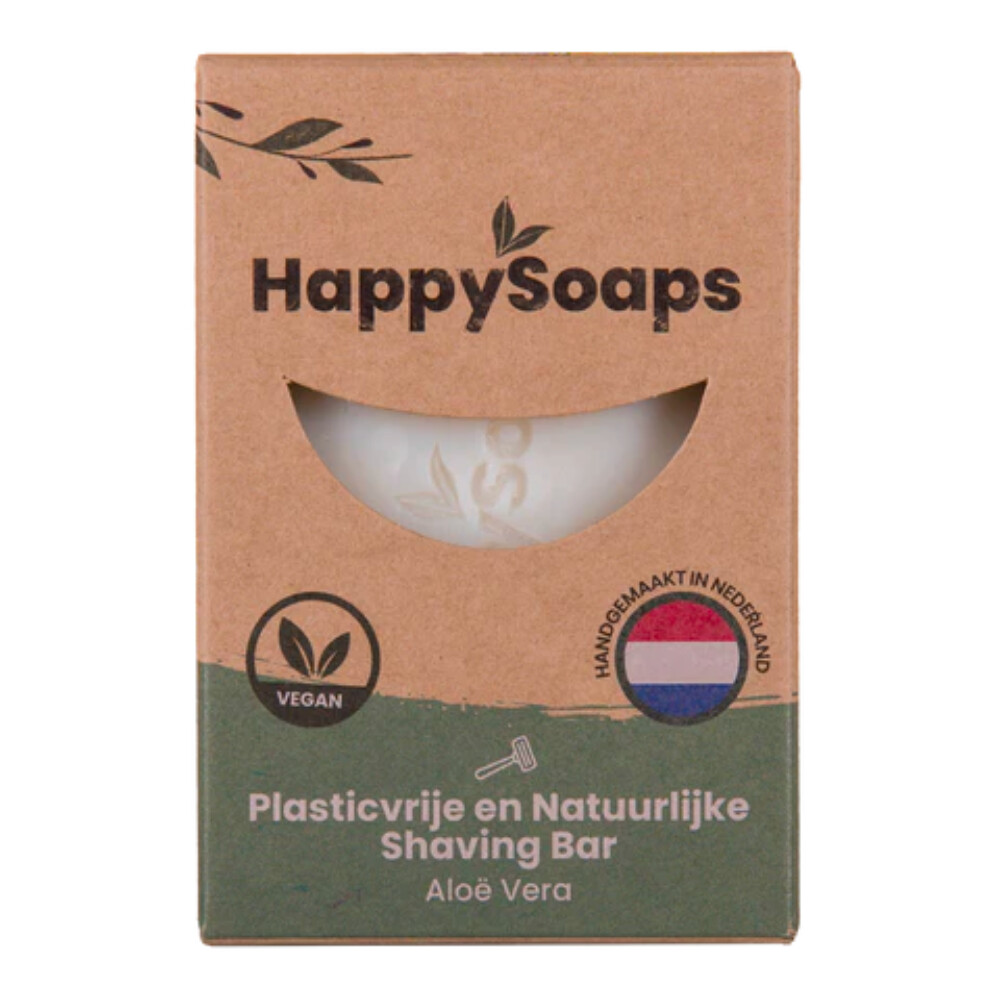 HappySoaps Shaving Bar Aloë Vera70 gr