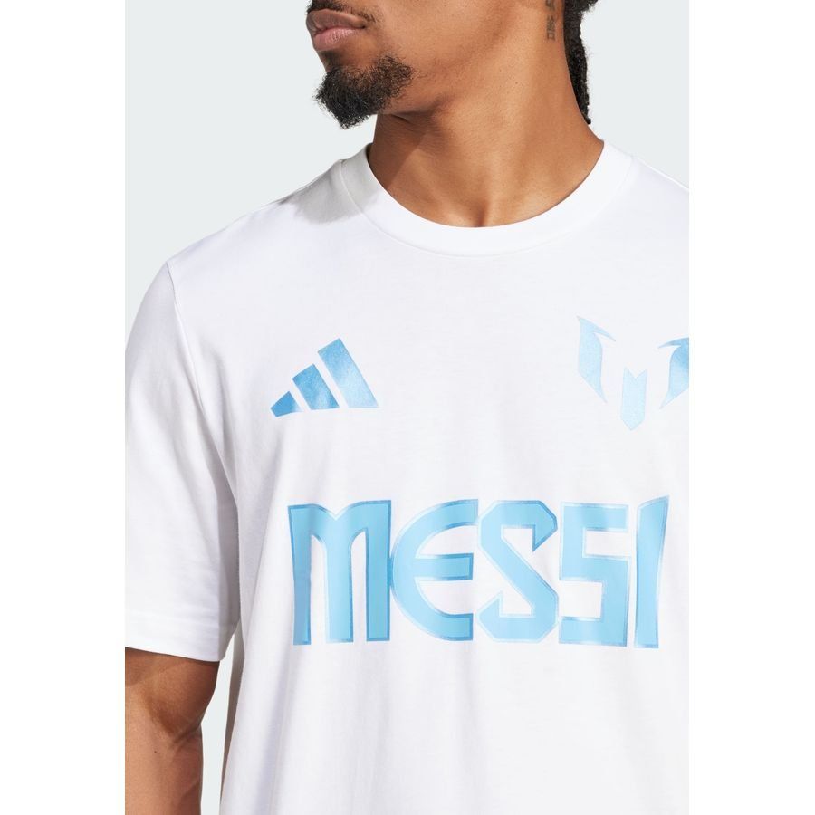 Adidas T-shirt graphisme Nom et numéro de Messi