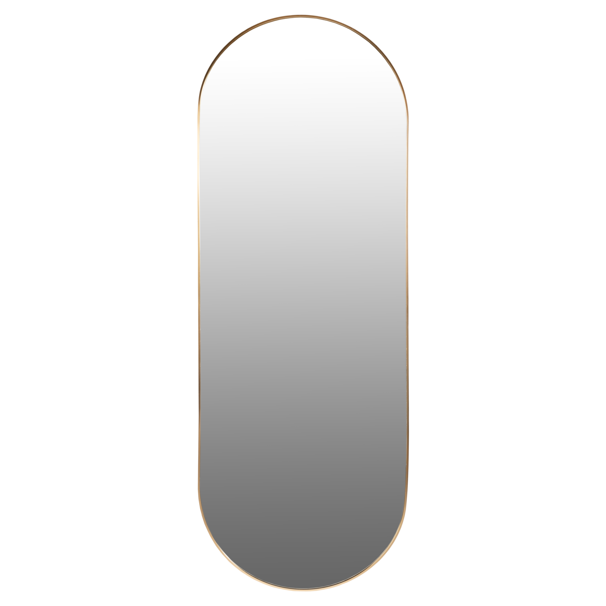 Spiegel ovaal 70x200 - goud