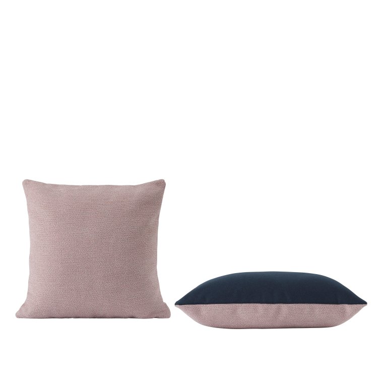 Muuto Mingle kussen 45x45 roze/petroleum