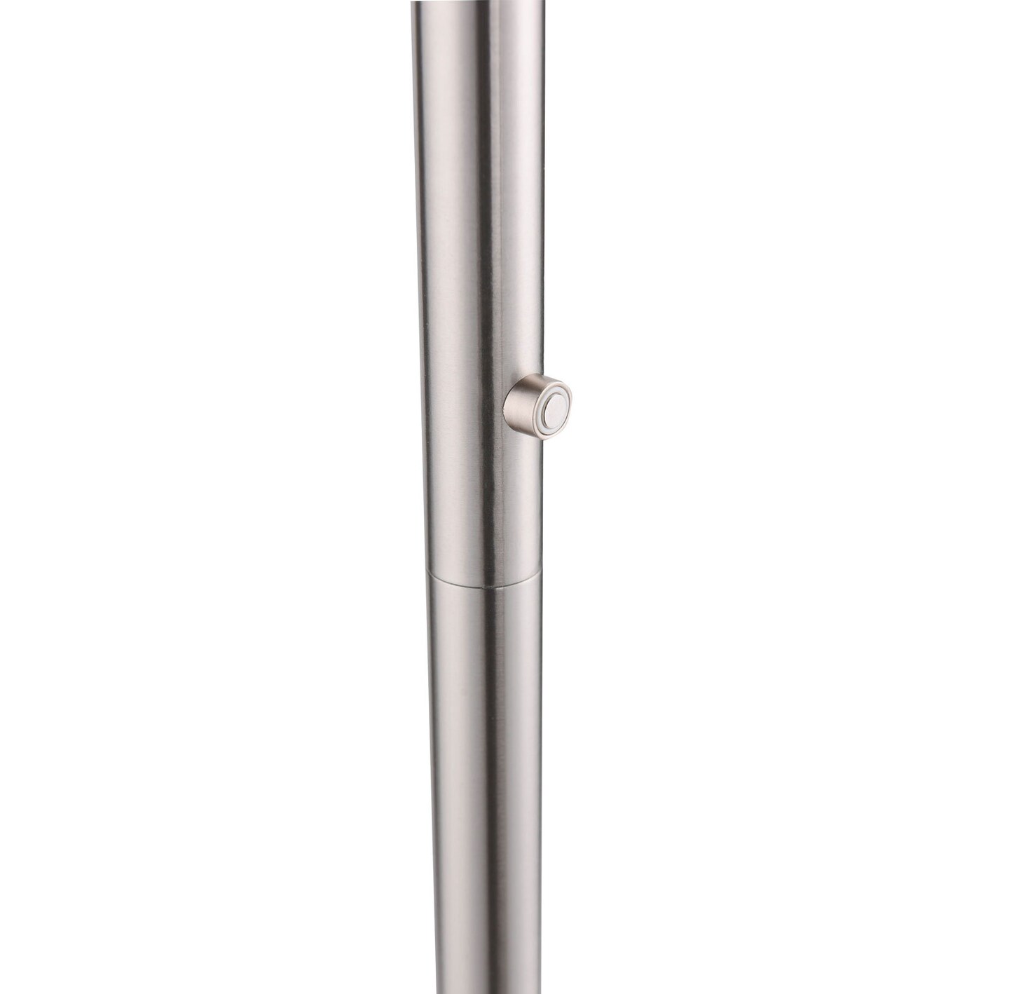 JUST LIGHT LED Stehlampe HANS 181 cm stahlfarbig