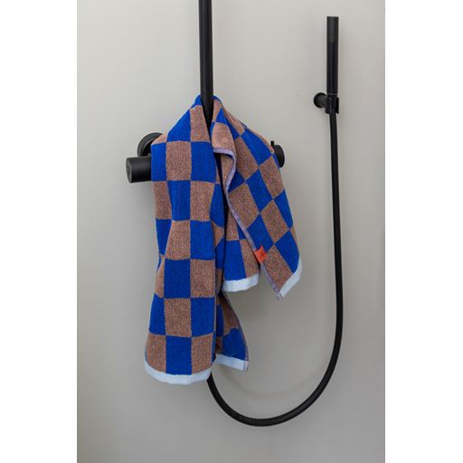 Mette Ditmer Retro Håndklæde, Kobolt, 70x133 cm
