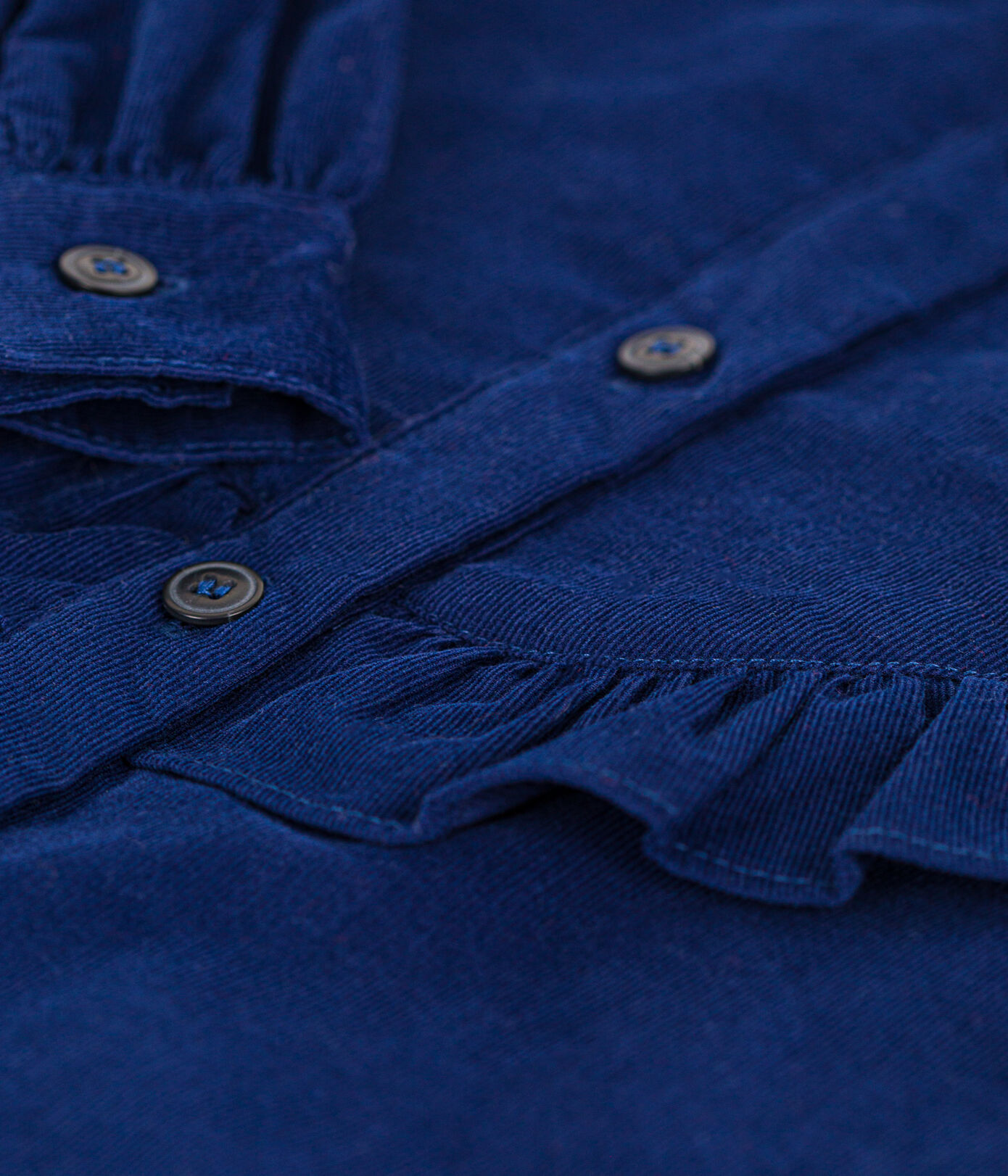 Blouse en velours fin enfant fille