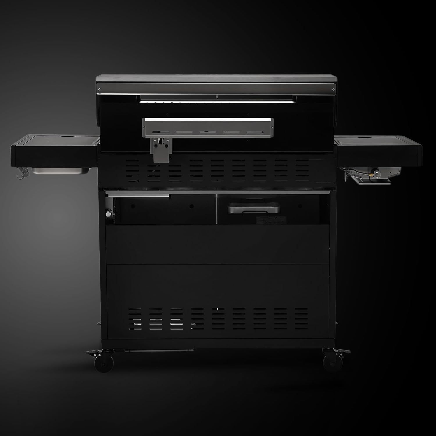 TAINO PLATINUM YAMARA DARK 6+2 Gasgrill Stahl 6 Brenner Keramik Sear-Burner Keramik Backburner Piezo-Zündung Grillrost Gusseisen